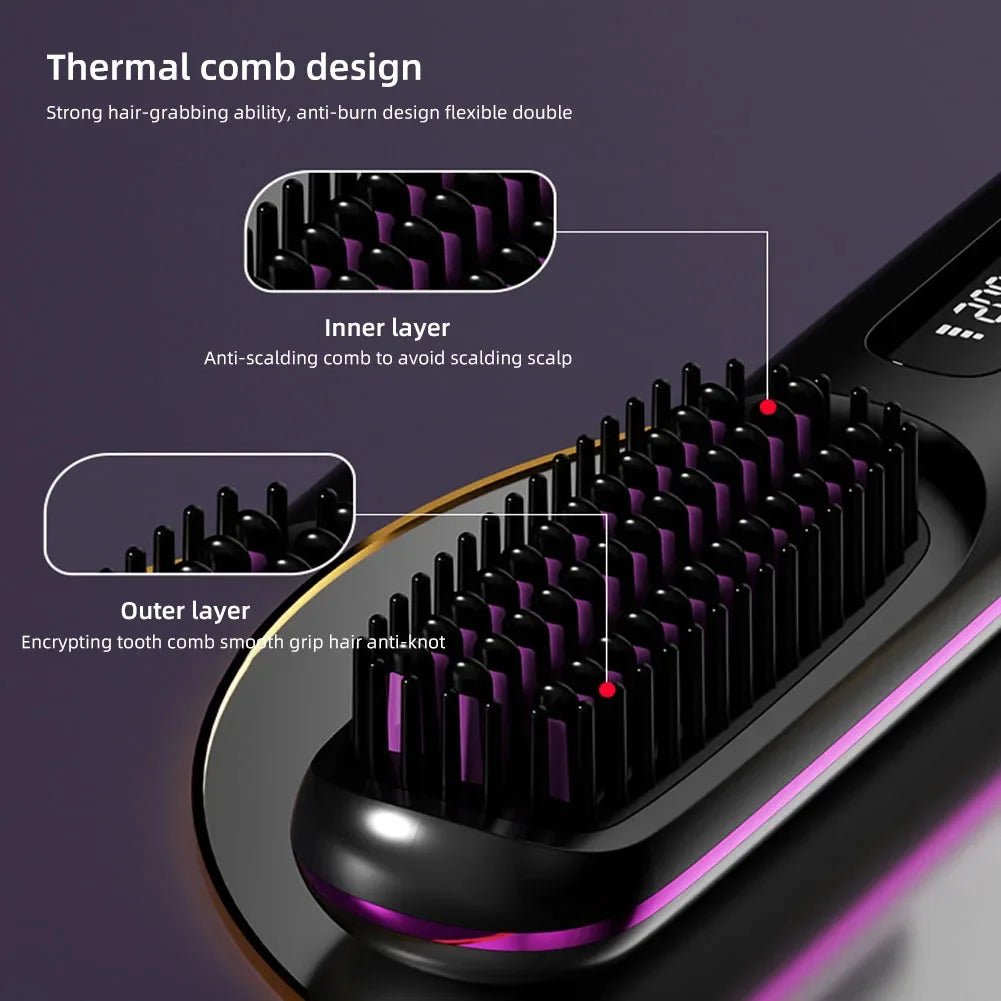 Brosse lissante
