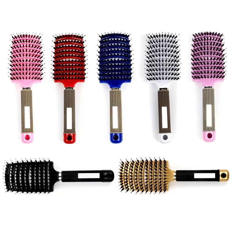 1Pc Magic Scalp Massage Hair Brush for Women - Professional Detangling Tool for Wet Curly Hair - Hairdressing Tool