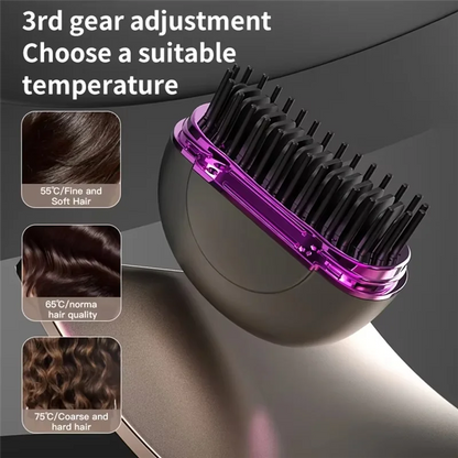 Mini brosse lissante
