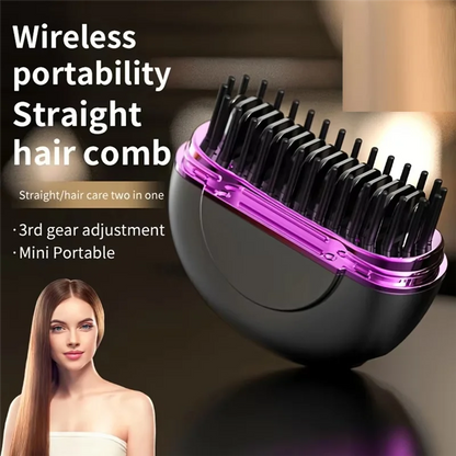 Mini brosse lissante