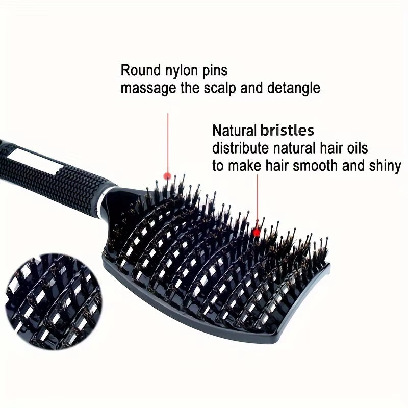 1Pc Magic Scalp Massage Hair Brush for Women - Professional Detangling Tool for Wet Curly Hair - Hairdressing Tool
