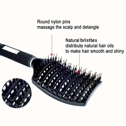 1Pc Magic Scalp Massage Hair Brush for Women - Professional Detangling Tool for Wet Curly Hair - Hairdressing Tool